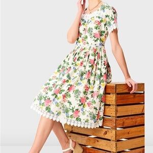 Floral eshakti dress